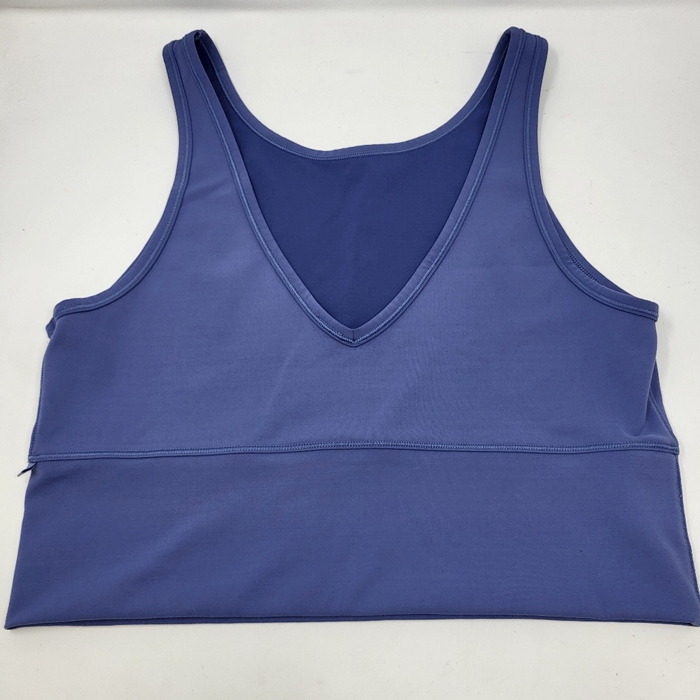 Lululemon Athletica Blue V-Neck Sports Bra Tank